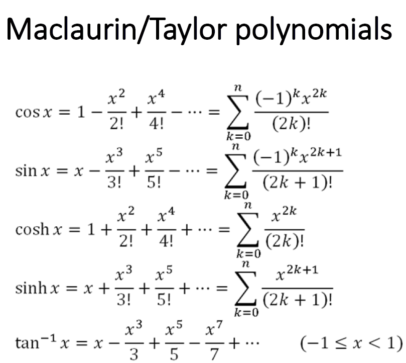 Taylor series